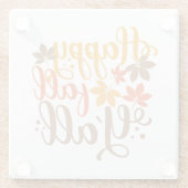 Fijne Herfst voor Y'all Glazen Onderzetter (Achterkant)