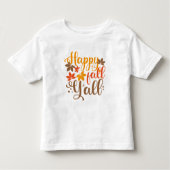 Fijne Herfst voor Y'all Kinder Shirts (Voorkant)