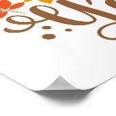 Fijne Herfst voor Y'all Poster (Hoek)