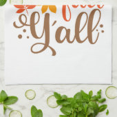 Fijne Herfst voor Y'all Theedoek (Gevouwen)