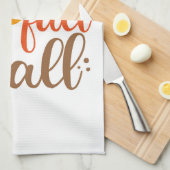 Fijne Herfst voor Y'all Theedoek (Quarter Fold)