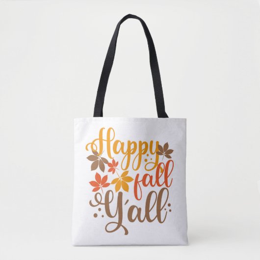 Fijne Herfst voor Y'all Tote Bag (Voorkant)