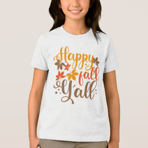 Fijne Herfst voor Y'all Tri-Blend Shirt