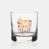 Fijne Herfst voor Y'all Whisky Glas (Voorkant)