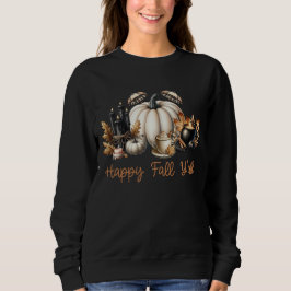 Fijne Herfst Y'all Herfst Dankdag Pompoen Kruiden Trui
