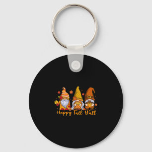 Fijne Herfst Y'all Kabouter Pompoen Herfst Dankdag Sleutelhanger