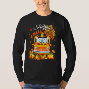 Fijne Herfst Y'all Thanksgiving Maltezer op vracht T-shirt