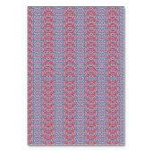 Fijne, herhalende, lichtroze en lichtblauwe vacht kaart (Voorkant)