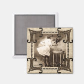 Fijne herinneringen aan voorbije dagen magneet (Voorkant / Achterkant)