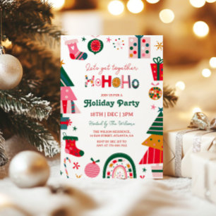 Fijne Ho Ho Ho Kerstfeest Kaart