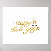 Fijne Holi-Yays! Feestelijke viering ontwerp Poster (Voorkant)