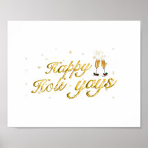 Fijne Holi-Yays! Feestelijke viering ontwerp