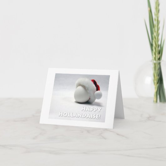 Fijne Hollandaise! Feestdagen Kaart (Voorkant)