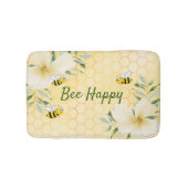 Fijne hommels gele honingraat zoet badmat (Voorkant)