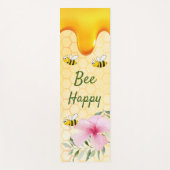 Fijne hommels gele honingraat zoet yogamat (Voorkant)