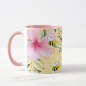 Fijne hommels Gele honingraat zomer Mok (Links)