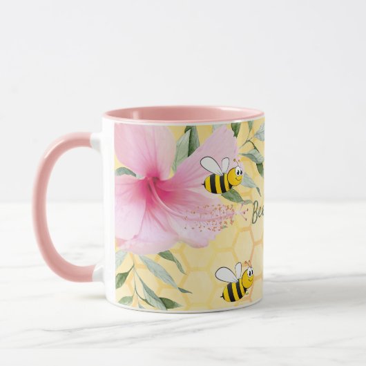 Fijne hommels Gele honingraat zomer Mok (Links)