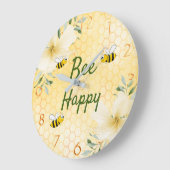 Fijne hommels met gele honingraat leuk leuke leuke grote klok (Hoek)