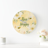 Fijne hommels met gele honingraat leuk leuke leuke grote klok (Huis)