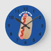 Fijne hondshond Weiner cartoon  Ronde Klok (Voorkant)