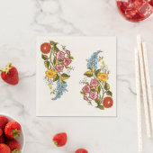 Fijne Hongaarse bloemen Servet (Insitu)