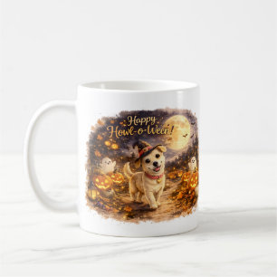 Fijne Howl-o-Ween Lieve Hond Halloween Ontwerp Koffiemok