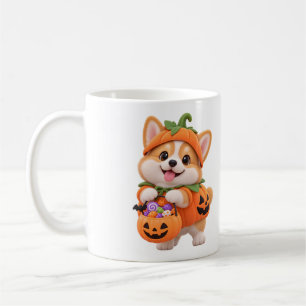 Fijne Howl-o-ween Mopshond Pompoen Halloween Mok