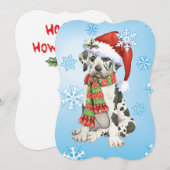 Fijne Howlidays Dog van Bretagne Feestdagenkaart (Voorkant / Achterkant)