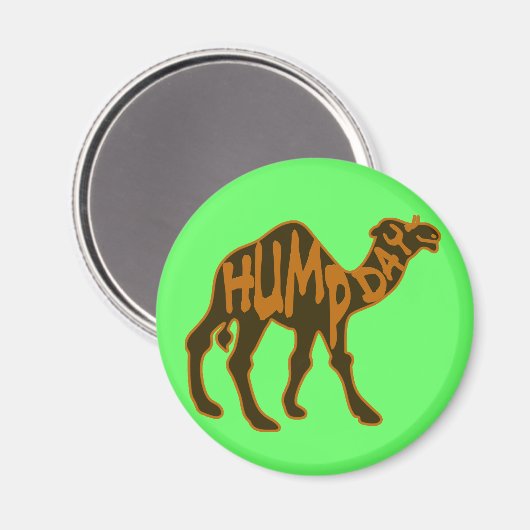 Fijne Hump Dag met Camel Magneet (Voorkant / Achterkant)