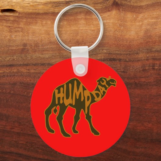 Fijne Hump Dag met Camel Sleutelhanger (Voorkant)
