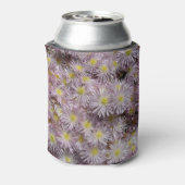 Fijne ijzige roze succulente bloemen blikjeskoeler (Blikje Achterkant)