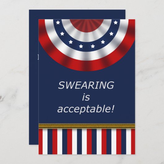 Fijne Inauguratiedag! Patriottisch (Voorkant / Achterkant)