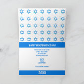 Fijne Israël 75 Onafhankelijkheidsdag Blauwe Ster  (Binnen)