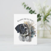 Fijne jachtdag! briefkaart (Staand voorkant)