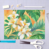 Fijne Jasmijnbloemen Tissuepapier (Craft)