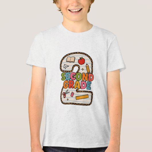 **Fijne Jersey T-Shirt voor Kinderen  (Voorkant)