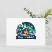 Fijne Jolabokaflod Feestdagenkaart (Staand voorkant)