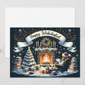 Fijne Jolabokaflod Feestdagenkaart (Voorkant / Achterkant)