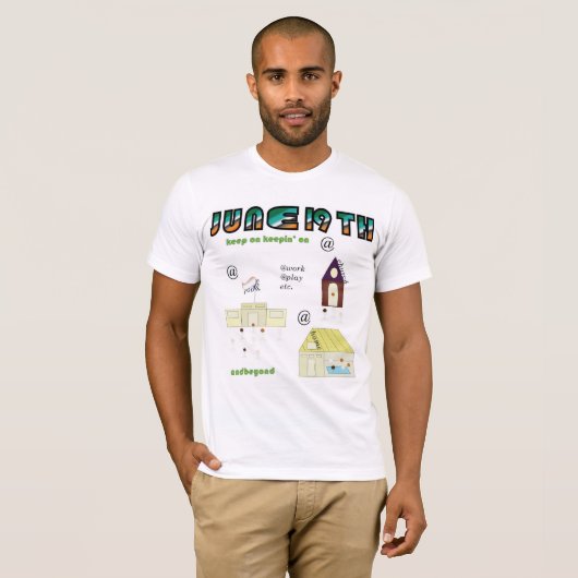 Fijne Juneteenth T-shirt (Voorkant volledig)