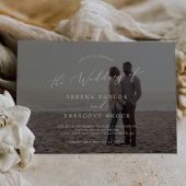 Fijne kalligrafie Horizontale donkere foto's bruil Kaart