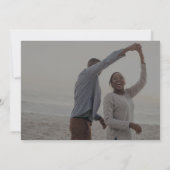 Fijne kalligrafie Horizontale donkere foto's bruil Kaart (Achterkant)