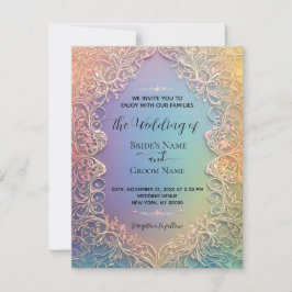 Fijne Kanten Trouw Uitnodiging