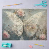 Fijne kanten vlinder tissuepapier (Craft)