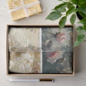 Fijne kanten vlinders tissuepapier (Geschenk)
