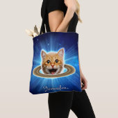 Fijne kat in de ruimte. tote bag (Dichtbij)