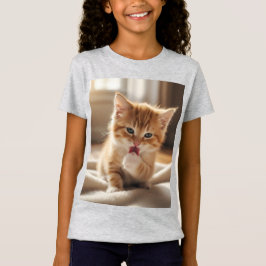 Fijne katoenen T-shirt voor meisjes
