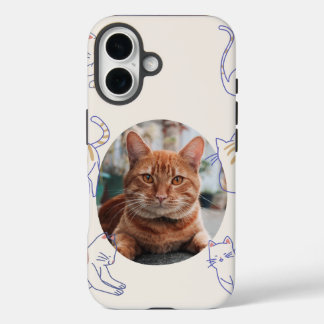 Fijne kattendag! iPhone 16 hoesje