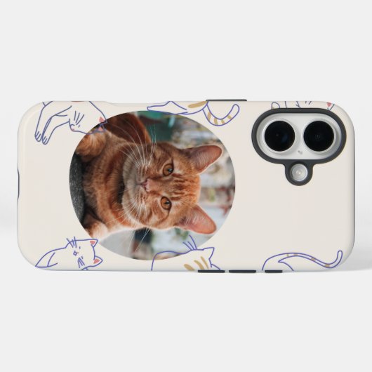 Fijne kattendag! Case-Mate iPhone case (Achterkant (horizontaal))
