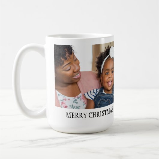 Fijne kerst 2 fotoserie Grootouder Koffiemok (Links)