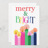 Fijne kerst en heldere kerstfotokaart feestdagenkaart (Voorkant / Achterkant)